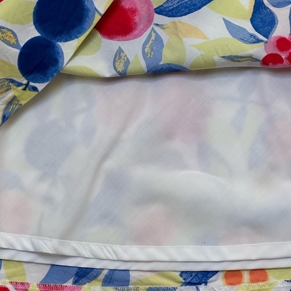 Talbots Petite Colorful Floral Berry Midi Skirt - Picture 5 of 6